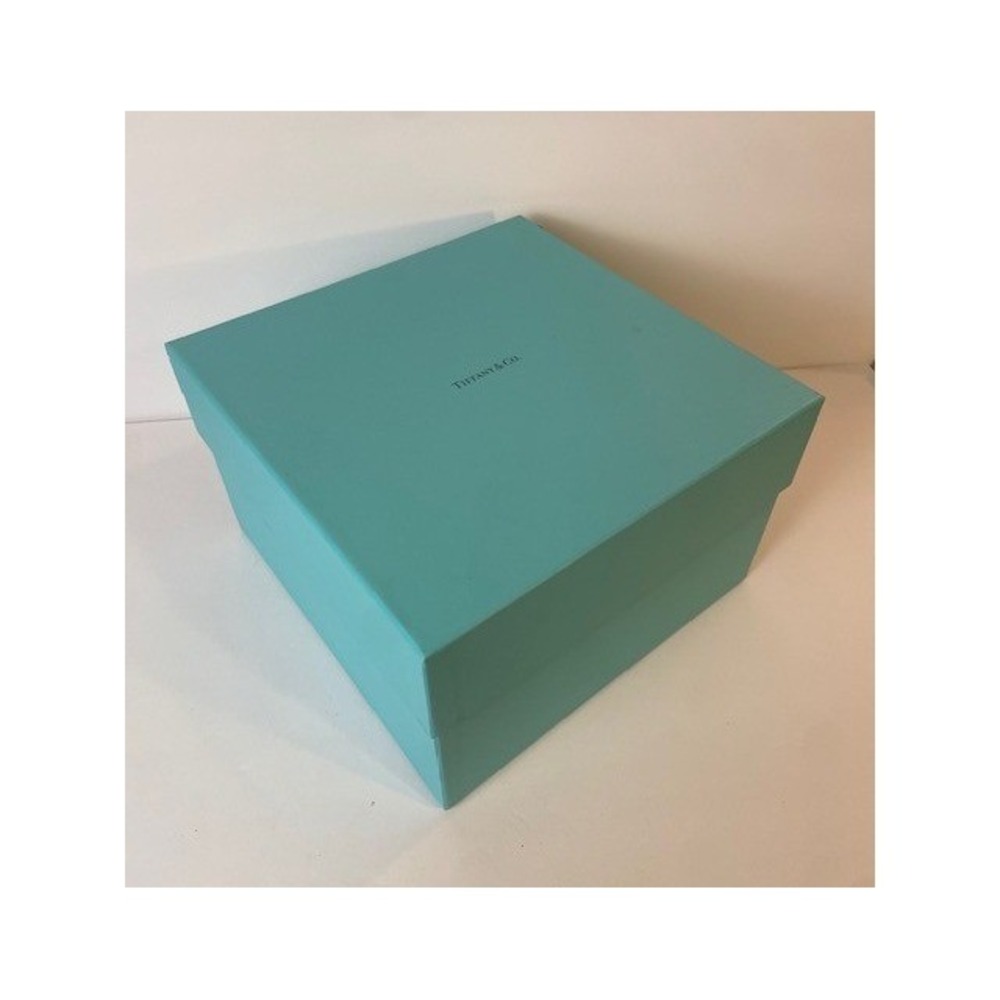 Tiffany & Co Large Square Blue Gift Box Storage Display 10x10x6.5 Inch